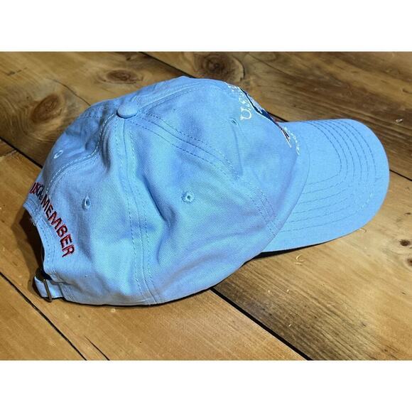 US Open Pebble Beach 2019 Hat Adjustable Light Blue USGA Member Cotton Dad Cap - Picture 2 of 7